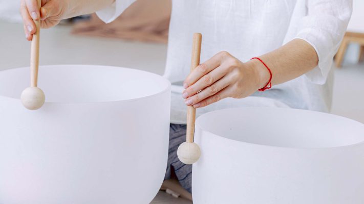 کاسه تبتی کریستالی