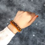دستبند رودراکشا و چشم ببر کد71