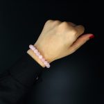 دستبند رز کوارتز کد 61