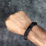 دستبند عقرب سنگ عقیق سیاه