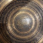 ساز گانگ به همراه ملت سایز 45 سانتی متر کد 08