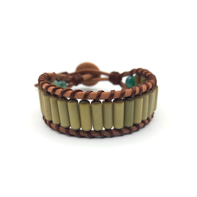 دستبند سنگ چشم گربه کد 99