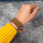دستبند سنگ چشم گربه کد 99