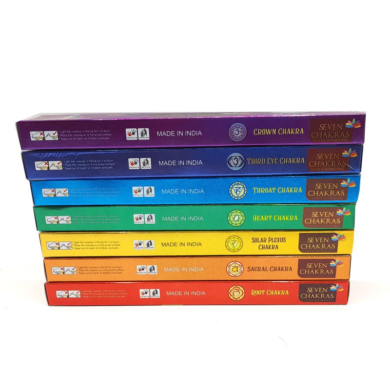 ست عود هفت چاکرا مجموعه هفت عددی کد 02