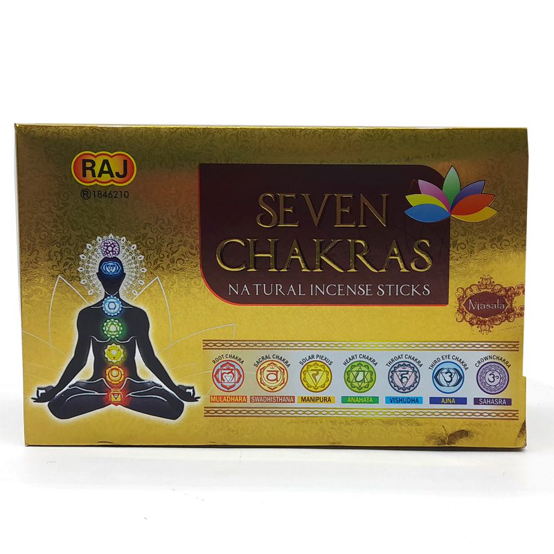 ست عود هفت چاکرا مجموعه هفت عددی کد 02