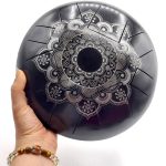 هپی درام 8 نت فولادی ناماسته مشکی طرح ماندلا کد 150012