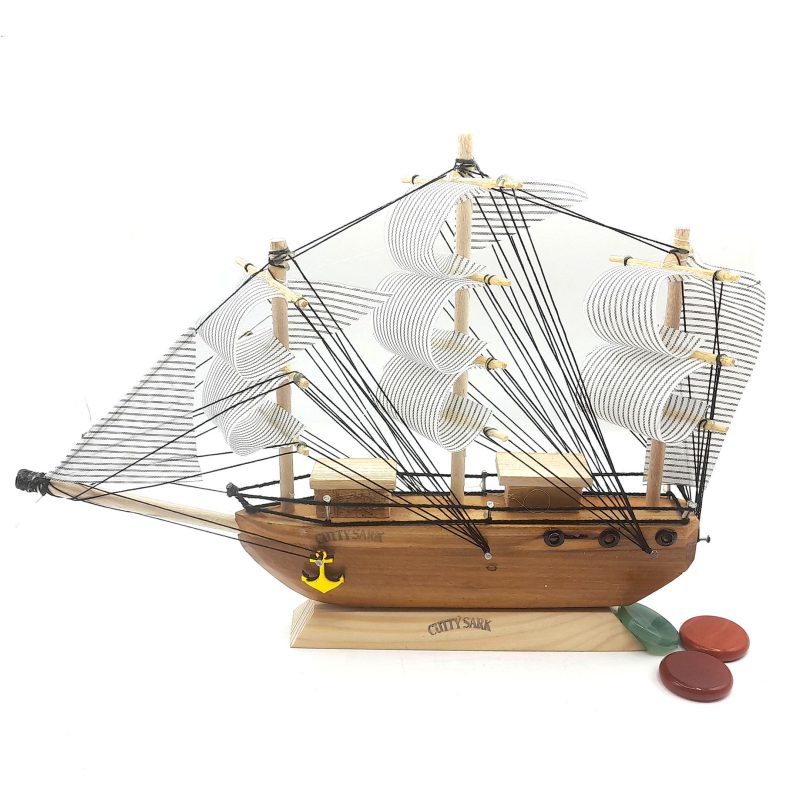 کشتی چوبی سایز 20 سانتی متر کد 720002