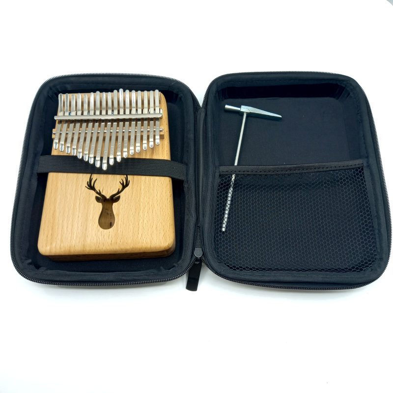 کالیمبا 17 تیغ چوب راش طرح گوزن کد 160004