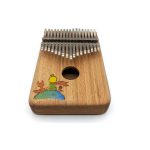 کالیمبا 17 تیغ چوب راش طرح شازده کوچولو کد 160009