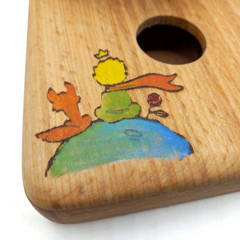 کالیمبا 17 تیغ چوب راش طرح شازده کوچولو کد 160009