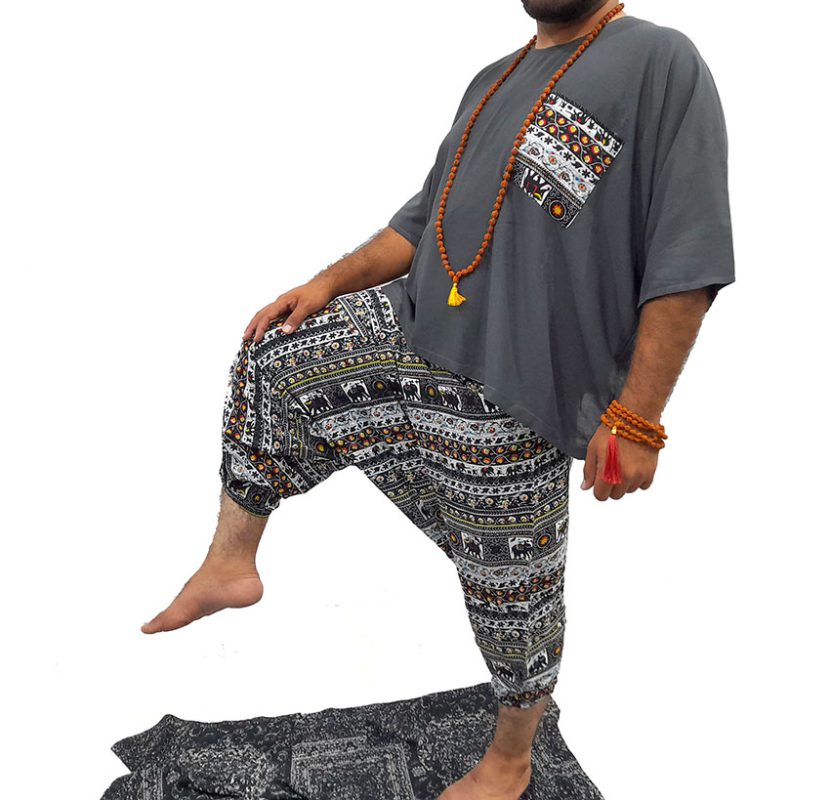 ست شلوار تبتی فیلی و پانچو کد 230016