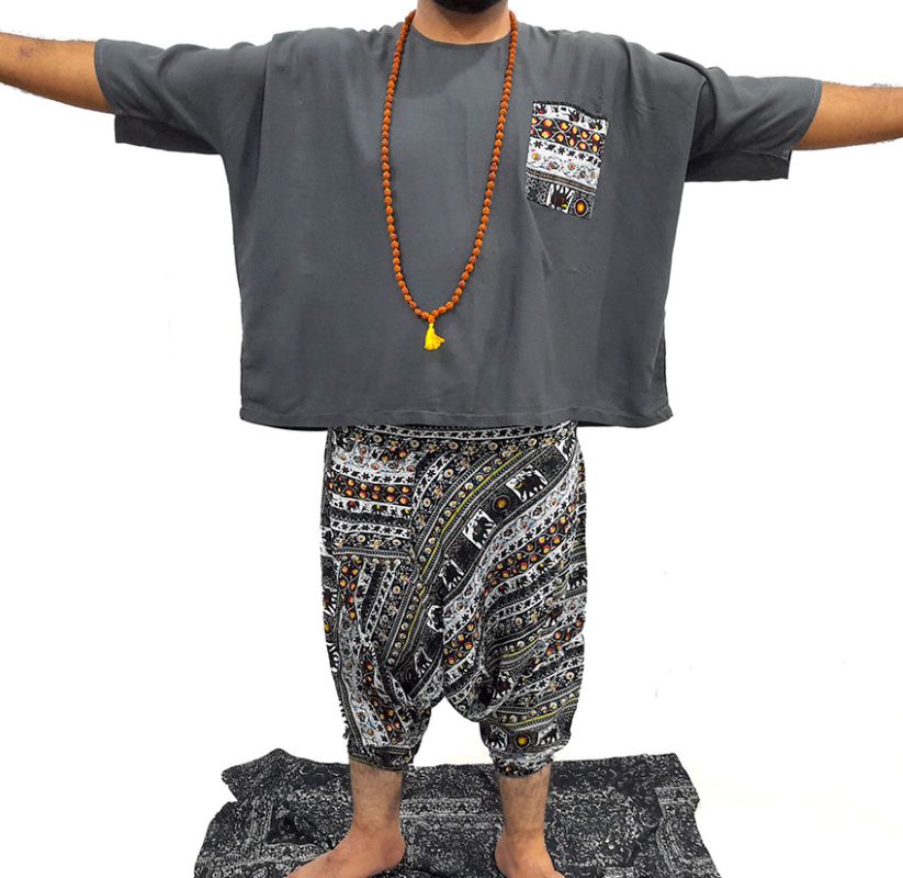 ست شلوار تبتی فیلی و پانچو کد 230016