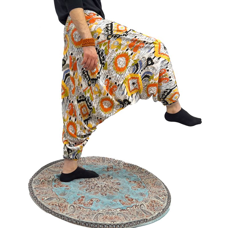 شلوار تبتی یا سنبادی طرحدار بلند کد 230032