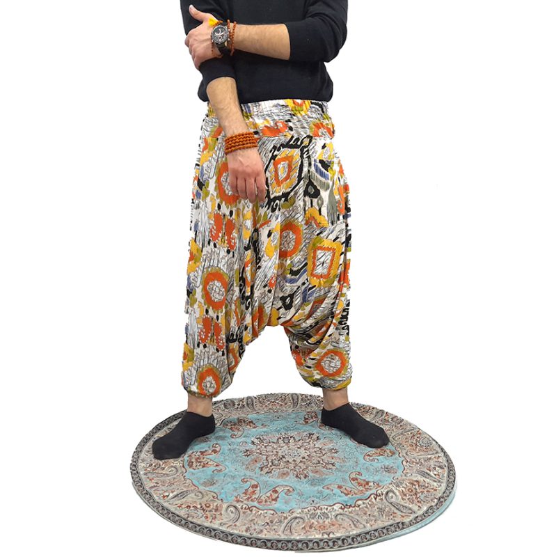 شلوار تبتی یا سنبادی طرحدار بلند کد 230032