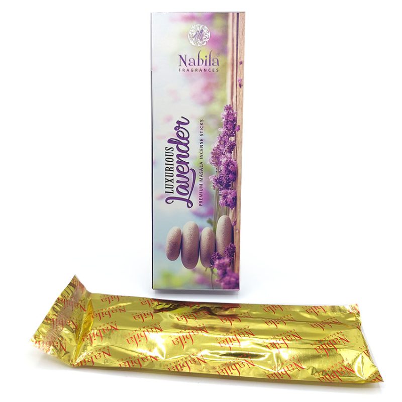 عود دستساز نابیلا مدل لوندر لاکچری Luxurious Lavender کد 520101