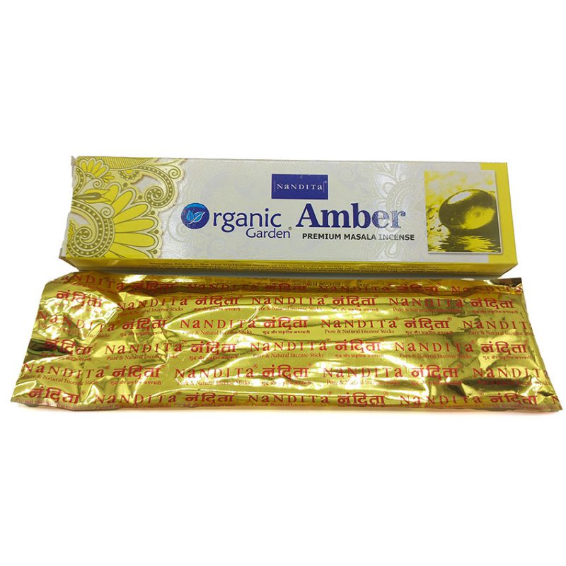 عود دستساز ناندیتا مدل کهربا ارگانیک آمبر organic amber کد 520053