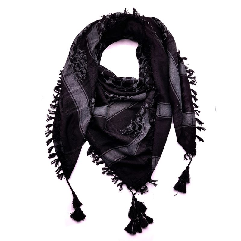 چفیه ( شماق ) مشکی طرحدار کد 240019