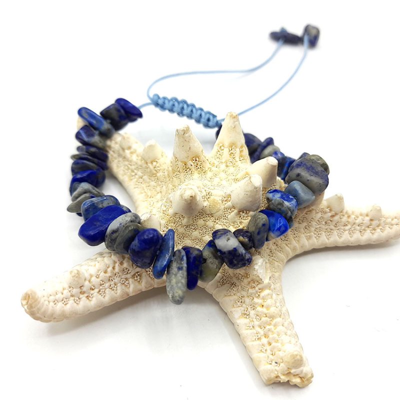 دستبند لاجورد مدل چیپسی کد 310136