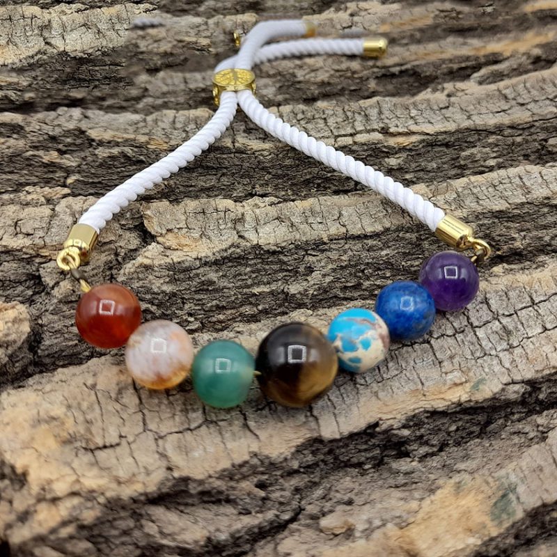 دستبند سنگ هفت چاکرا کد 310127