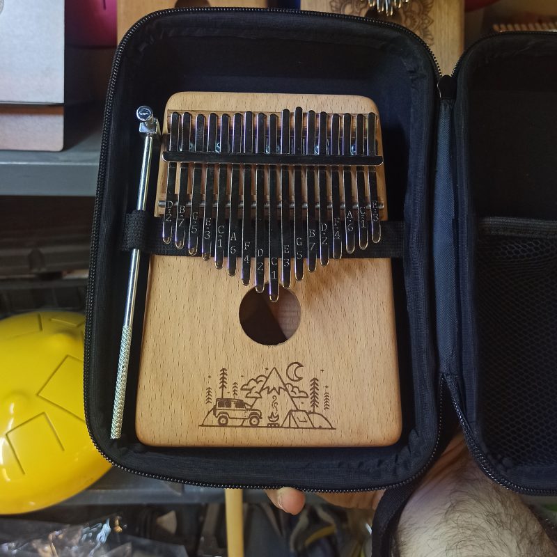 کالیمبا 17 تیغ چوب راش طرح طبیعت کد 160010