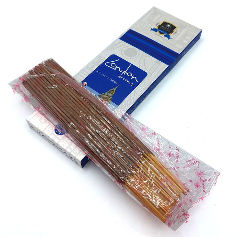 عود دستساز آلاکیک alaukik مدل رویای لندل london dream 100g کد 520164