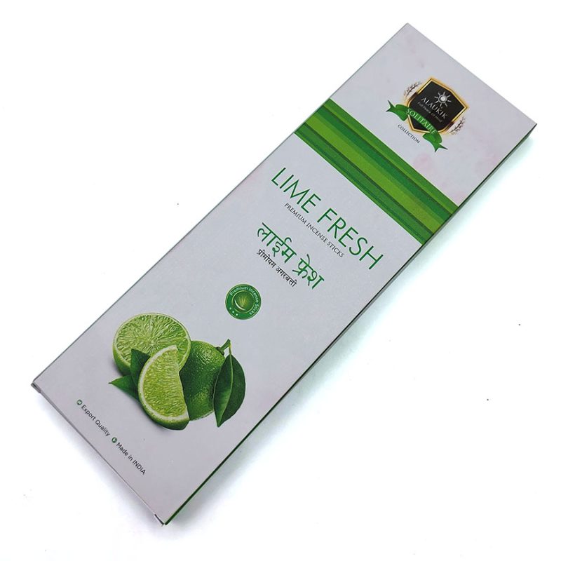 عود دستساز آلاکیک alaukik مدل لیمو لمون فرش LIME FRESH 100g کد 520175