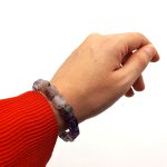 دستبند سنگ آمیتیست کد 310148