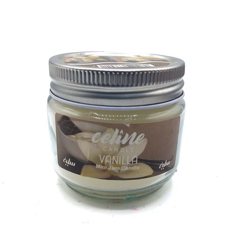 550036 شمع معطر شیشه ای درب فلزی سلین مدل توت فرنگی ( استاربری ) 550035 شمع معطر شیشه ای درب فلزی سلین مدل یاس ( جاسیم )