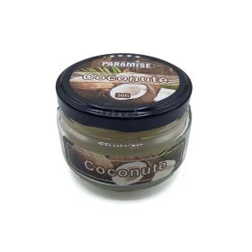 شمع معطر شیشه ای درب فلزی پارمیس مدل نارگیل ( کوکونات )