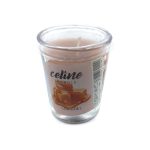 550026 شمع معطر شیشه ای شاتی سلین مدل کارامل 550025 شمع معطر شیشه ای شاتی سلین مدل شکلات سفید