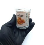 550026 شمع معطر شیشه ای شاتی سلین مدل کارامل