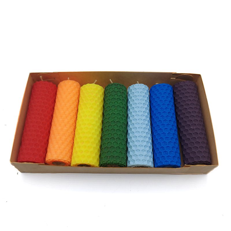 شمع موم عسل مدل هفت چاکرا کد550119