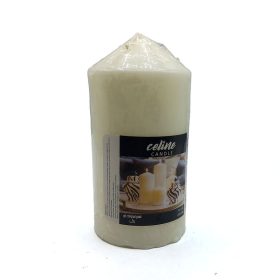 550001شمع استوانه ای سفید ارتفاع 1401