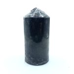 550003 شمع استوانه ای مشکی ارتفاع 14