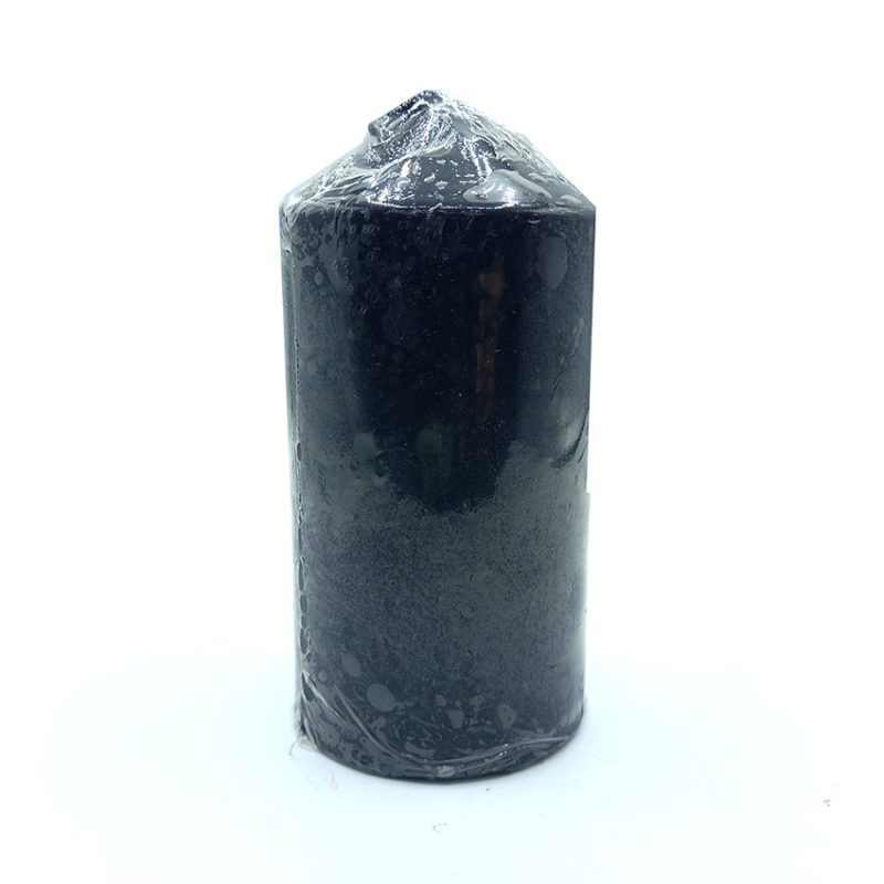550003 شمع استوانه ای مشکی ارتفاع 14