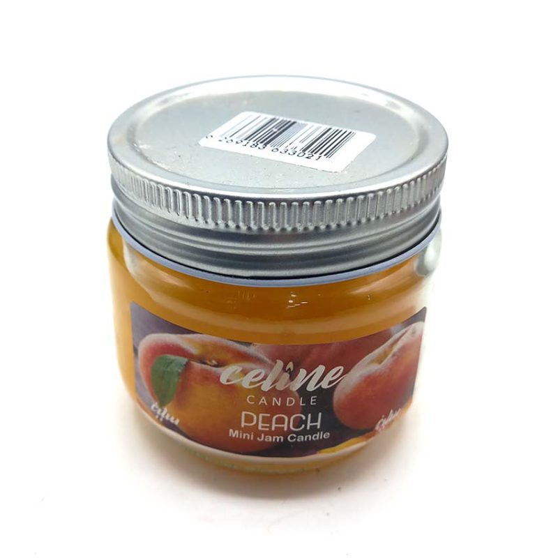 550032 شمع معطر شیشه ای درب فلزی سلین مدل یاس ( جاسیم) 550031 شمع معطر شیشه ای درب فلزی سلین مدل هلو (پچ )