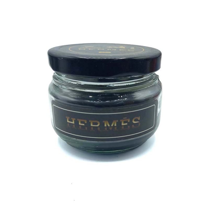 550070 شمع معطر شیشه ای درب فلزی پارمیس مدل هرمس