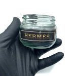 550070 شمع معطر شیشه ای درب فلزی پارمیس مدل هرمس