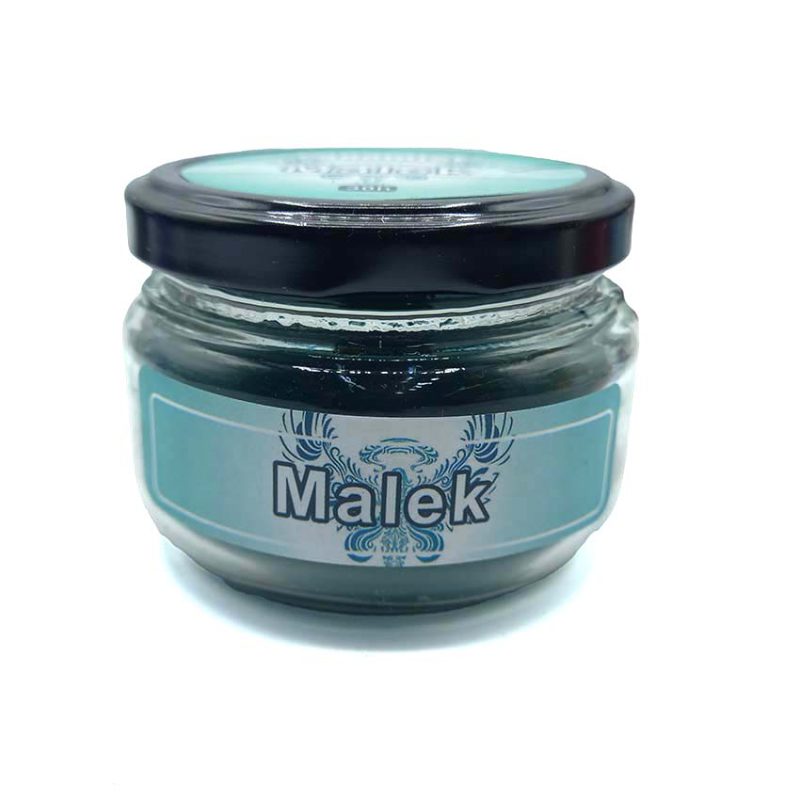 550073 شمع معطر شیشه ای درب فلزی پارمیس مدل مالک