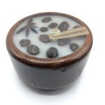 شمع طرح کاسه چوبی مدل دانه قهوه بزرگ550083