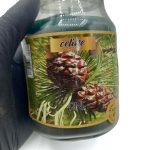 شمع معطر شیشه ای بزرگ سلین مدل کاج ( پین )