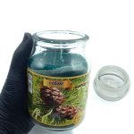 شمع معطر شیشه ای بزرگ سلین مدل کاج ( پین )
