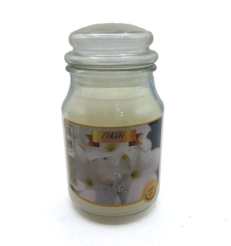 550087 شمع معطر بزرگ سلین مدل یاس