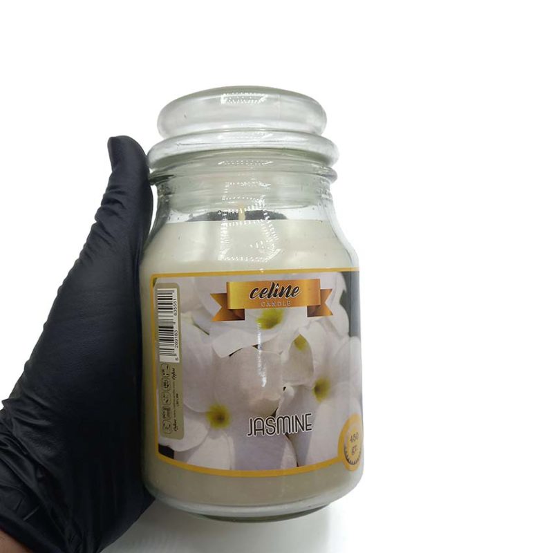 550087 شمع معطر بزرگ سلین مدل یاس