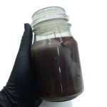 550088 شمع معطر شیشه ای بزرگ سلین مدل قهوه ( کافی )