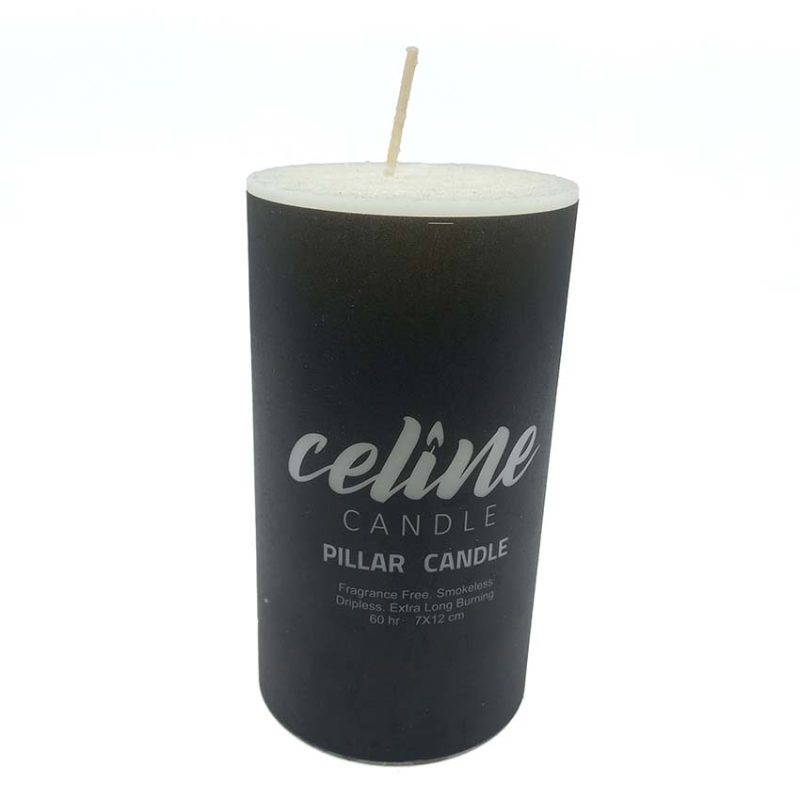 شمع سلین مدل استوانه ای ابعاد 12در7 سانتیمتر کد550113