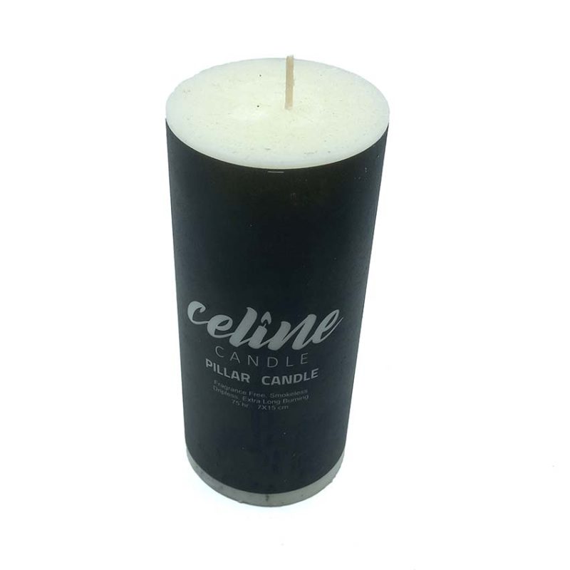 شمع سلین مدل استوانه ای ابعاد 15در7 سانتیمتر 15 کد5500114
