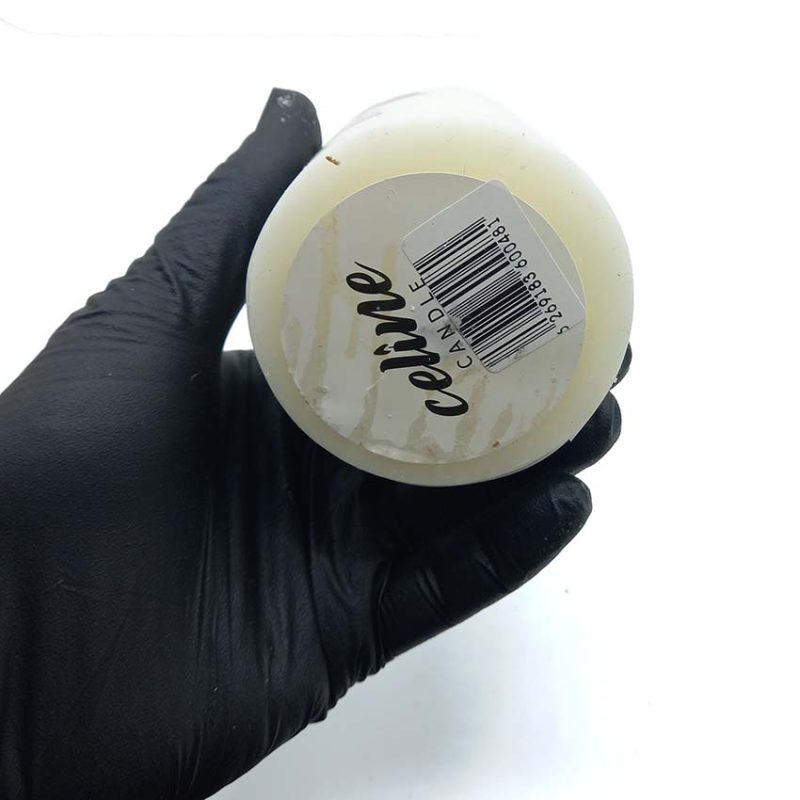 550117 شمع سلین مدل استوانه ای ابعاد 9در7 سانتیمتر