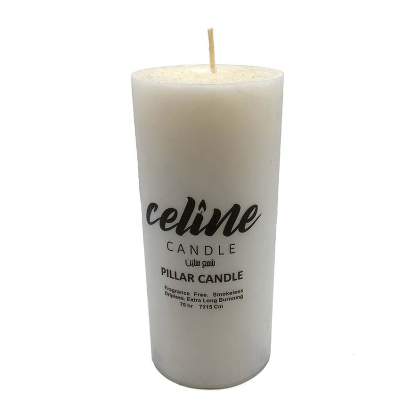 شمع سلین مدل استوانه ای ابعاد 9در7 سانتیمتر کد550118