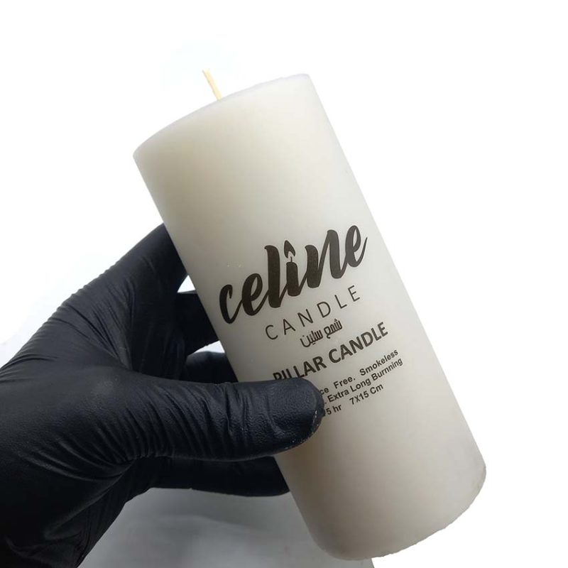 شمع سلین مدل استوانه ای ابعاد 9در7 سانتیمتر کد550118